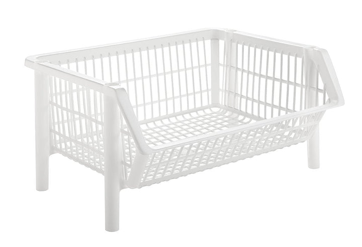 Jumbo Stacking Basket - image 1#color_white