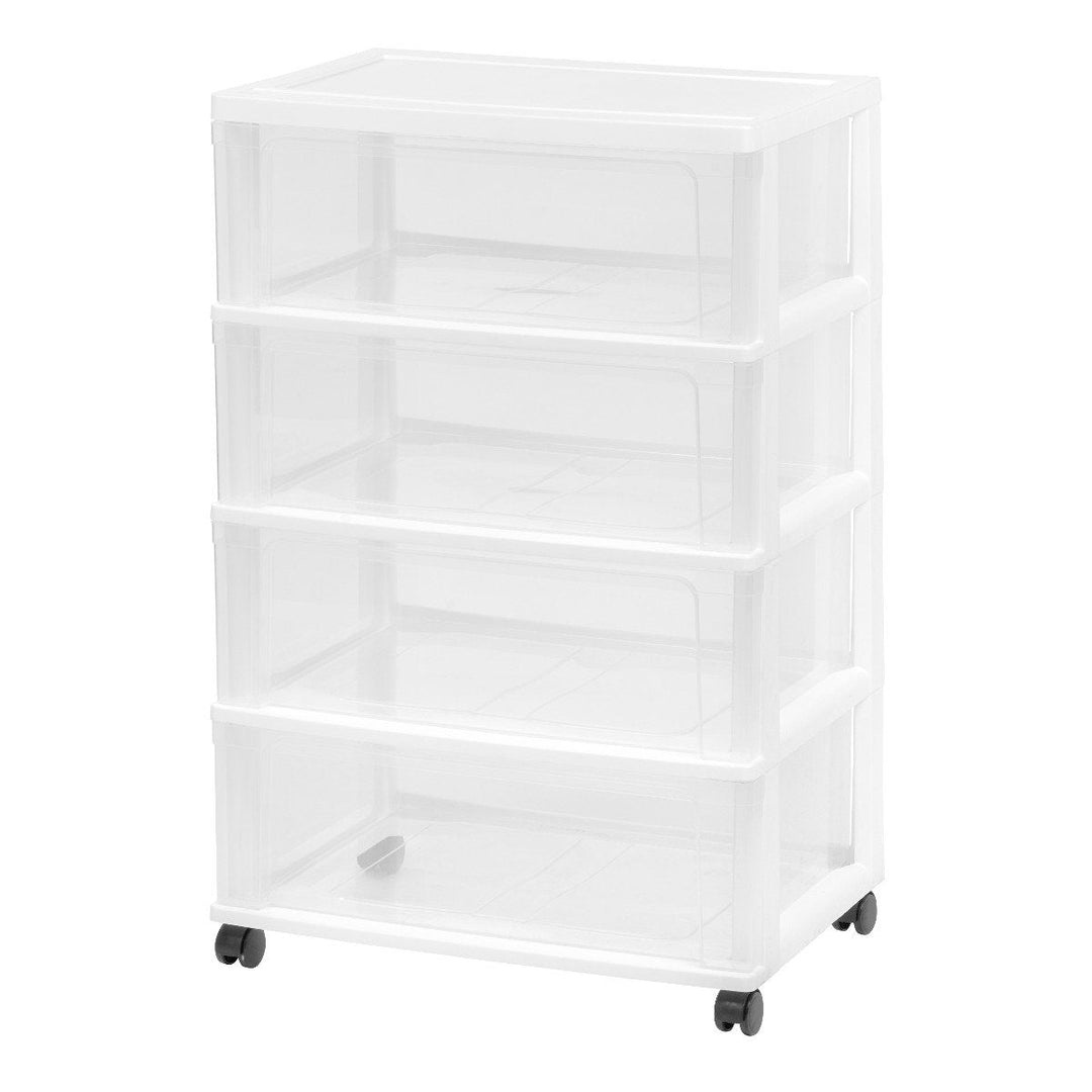 Wide Chest 4 Drawers - image 3#color_white