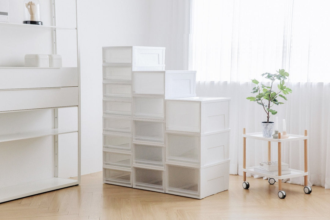 Stacking Storage with Drawer - 22 QT - IRIS USA, Inc.