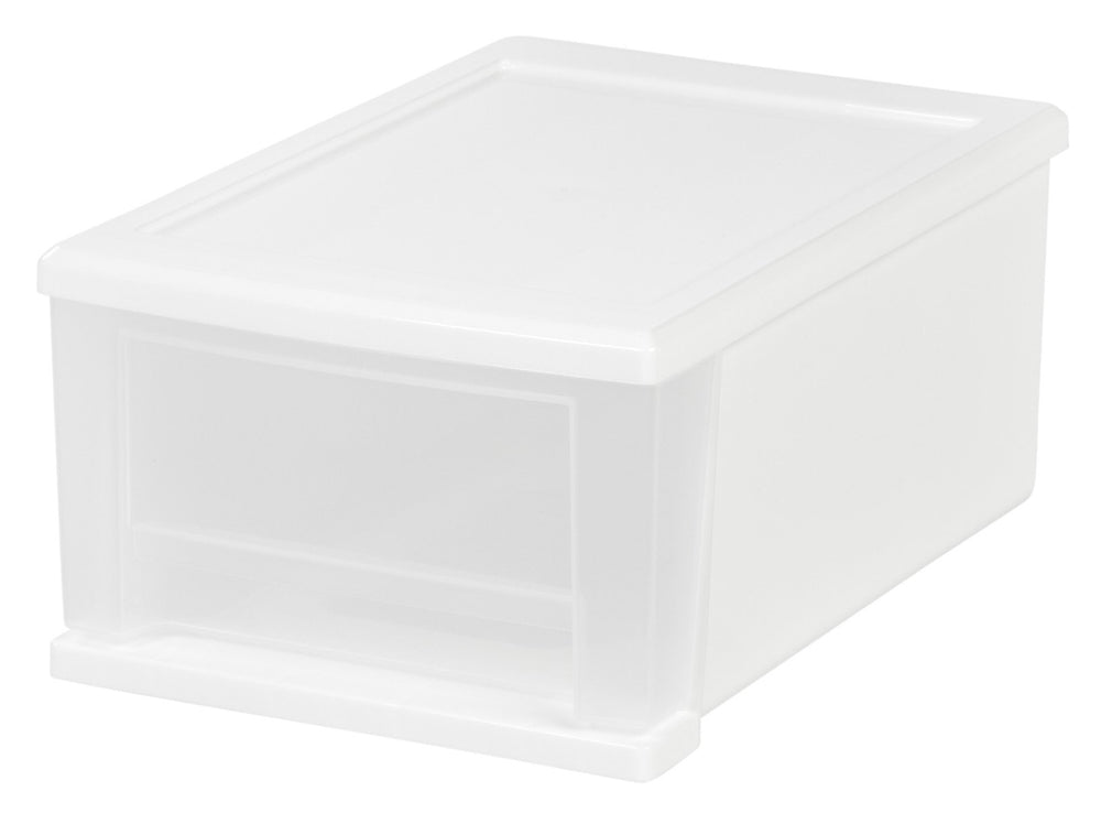 Small Stacking Drawer - 7 QT - image 2#color_white