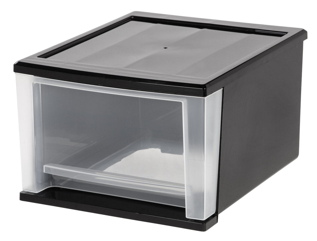 Small Stacking Drawer - 17 QT - image 1#color_black