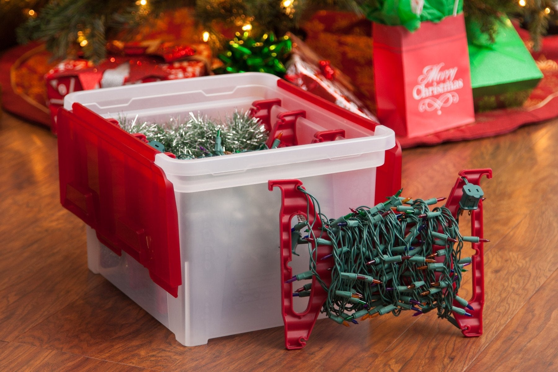 Holiday Light Wrap Storage Box – IRIS USA