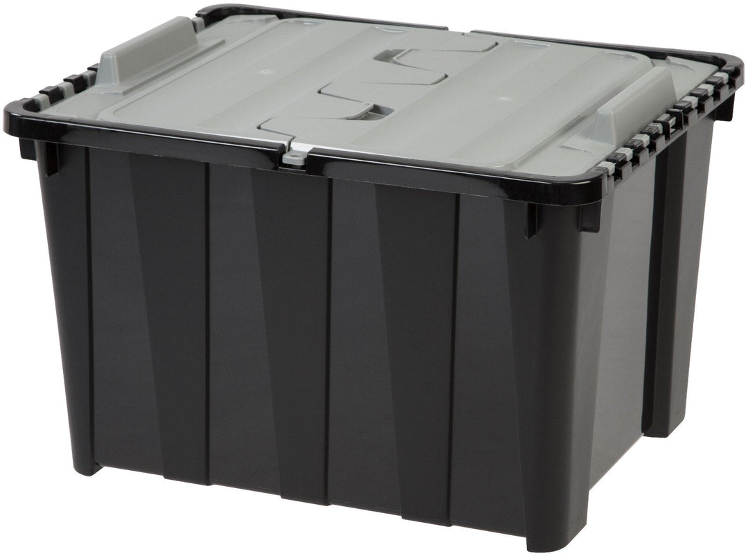 Wing Lid Storage Box-48 Quart - image 1#color_black