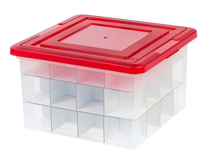 Holiday Ornament Storage Box - image 1#color_red