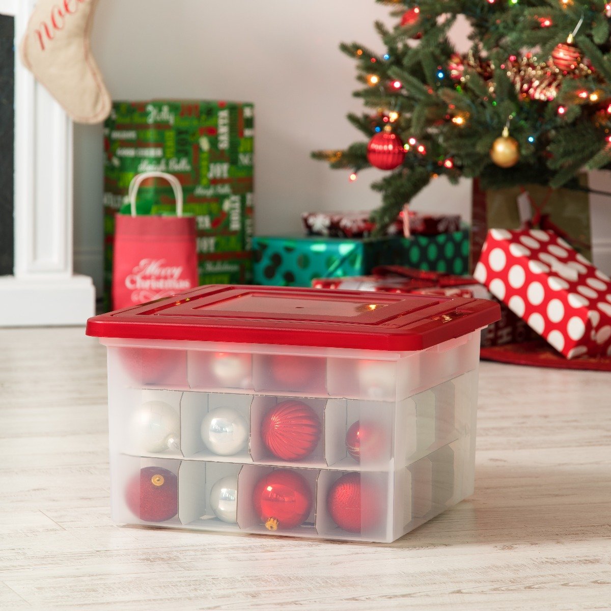 Plastic Storage Iris Gift Wrap Storage Box 40