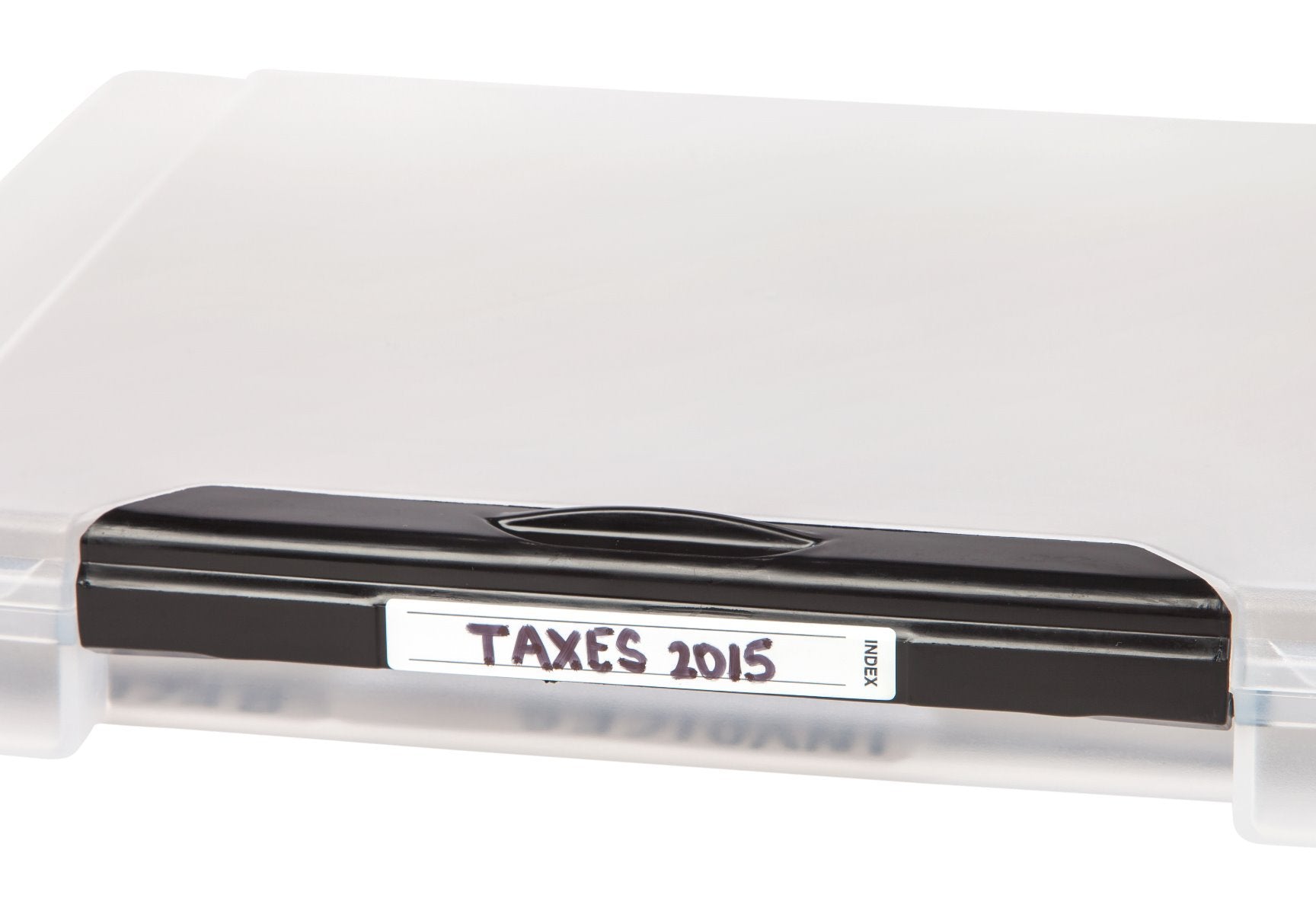 Portable Project Case with Buckle, Clear – IRIS USA