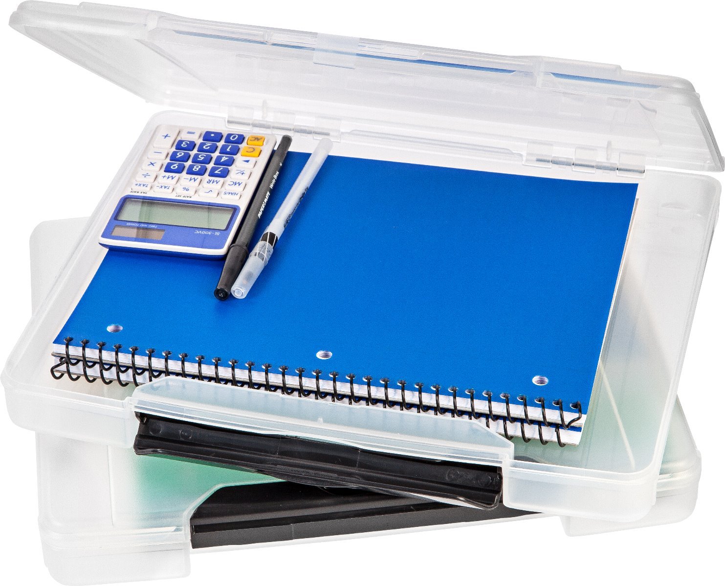 Portable Project Case with Buckle, Clear – IRIS USA