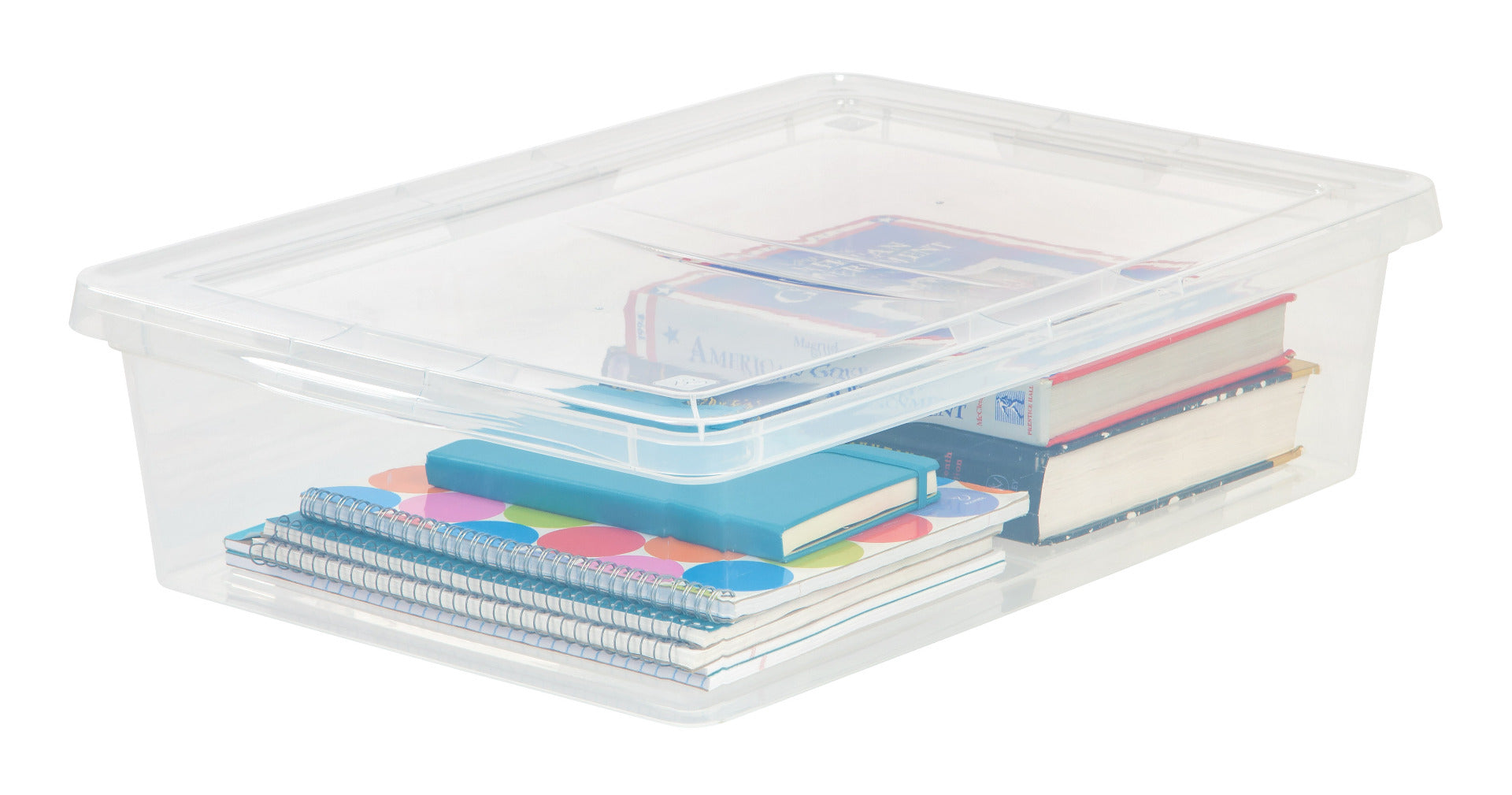 28 Quart Clear Storage Boxes – IRIS USA