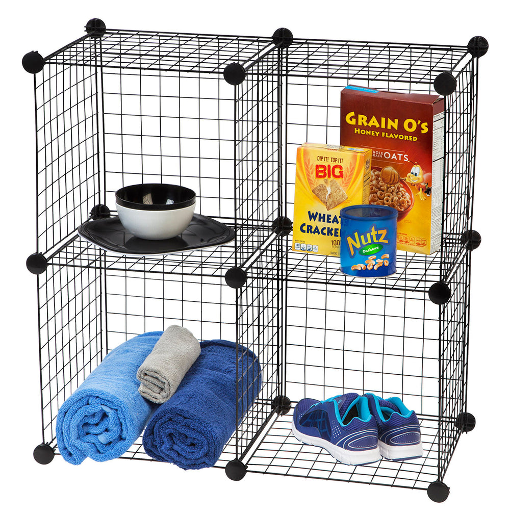 Wire Storage Cubes in a Bag, Black - IRIS USA, Inc.