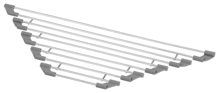 Wire Corner Foldable Dish Rack - image 1#color_gray