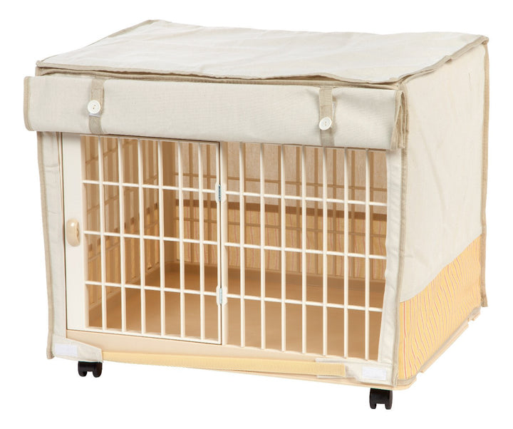 Animal Cage with Canvas Cover - Extra Small - image 1#color_tan
