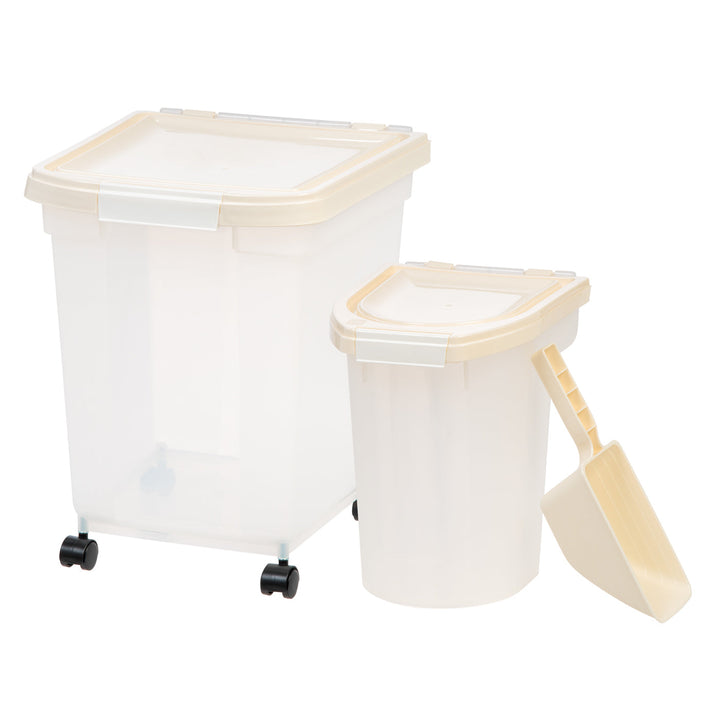 3-Piece Airtight Food Container Combo, White - IRIS USA, Inc.