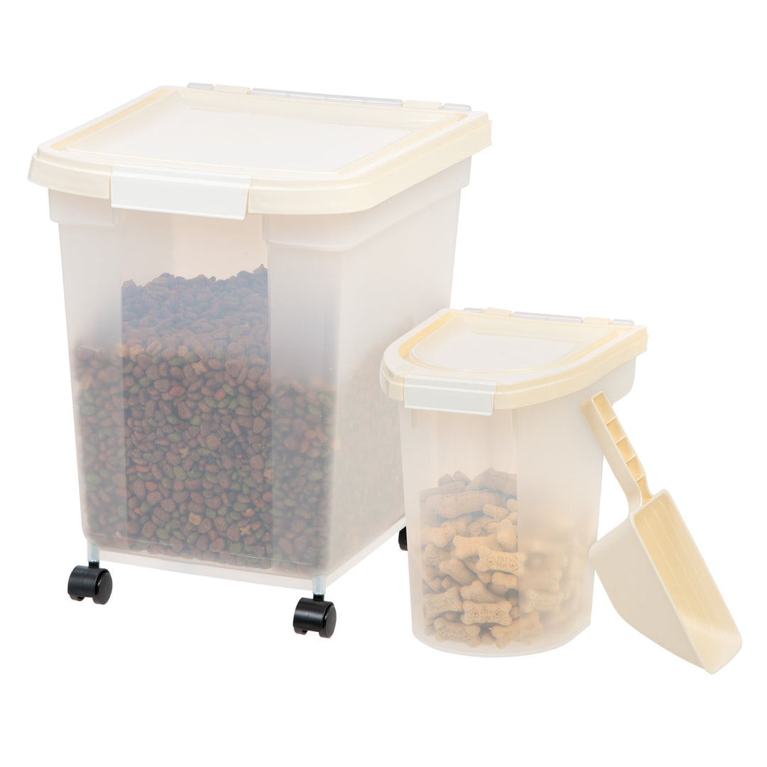 3-Piece Airtight Food Container Combo, White - IRIS USA, Inc.