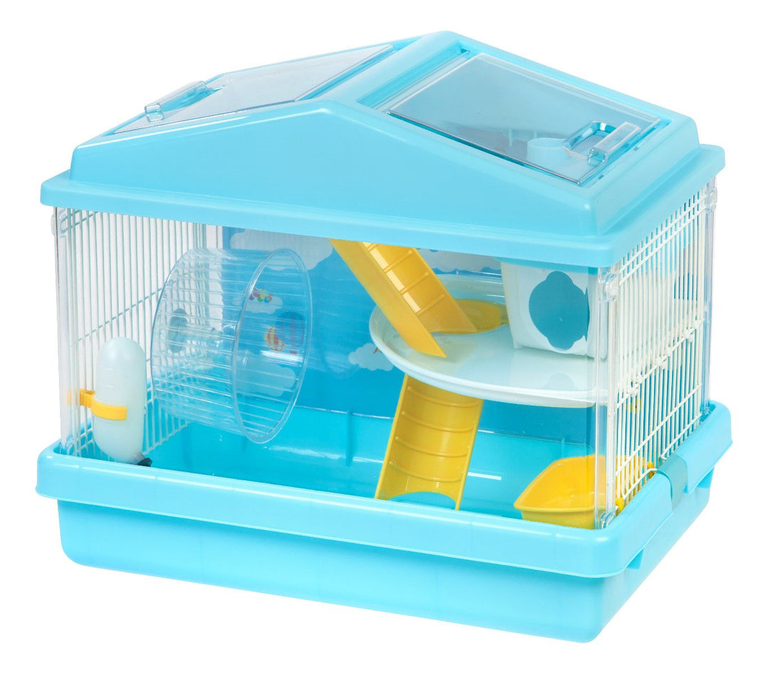 Hamster and Gerbil Cage - 2 Tier - image 1#color_blue