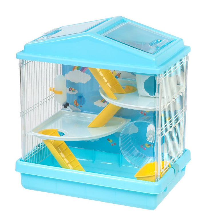 Hamster and Gerbil Cage - 3 Tier - image 2#color_blue