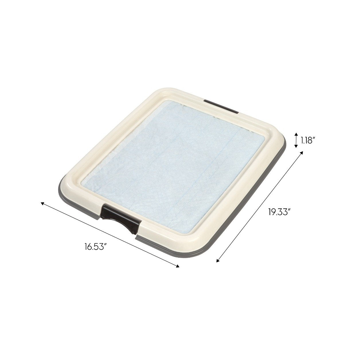 Pee Pad Holder for Puppy Pads, Dog Pad Holder, Pee Pad Tray for Training  Pads