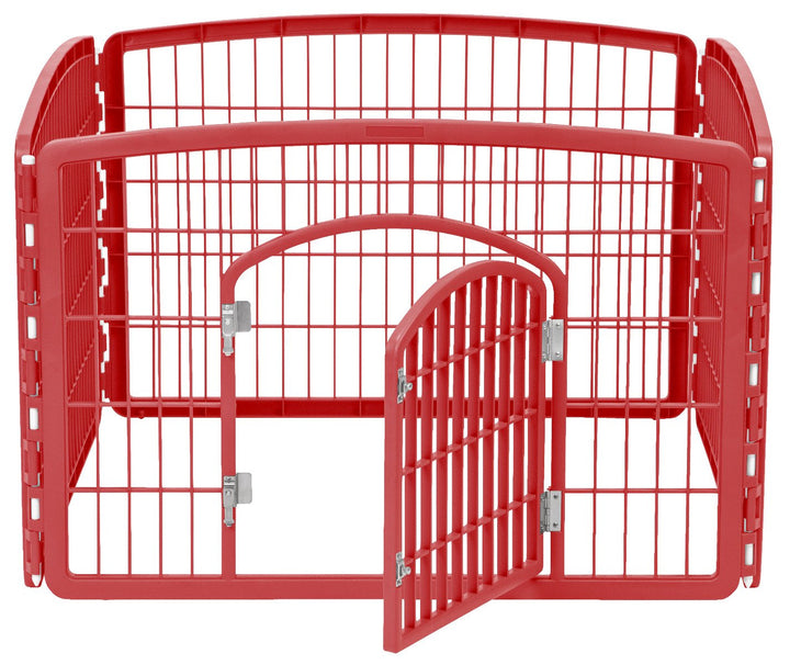 24-inch Pet Playpen - image 4#color_red#color_red