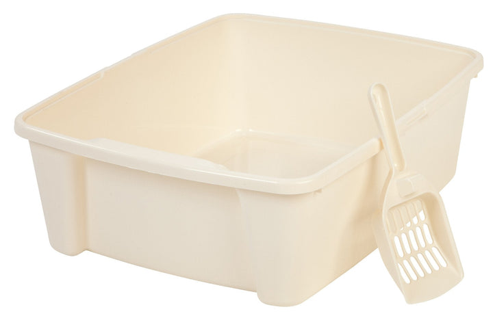 Open-Top Cat Litter Pan - Regular - image 1#color_white