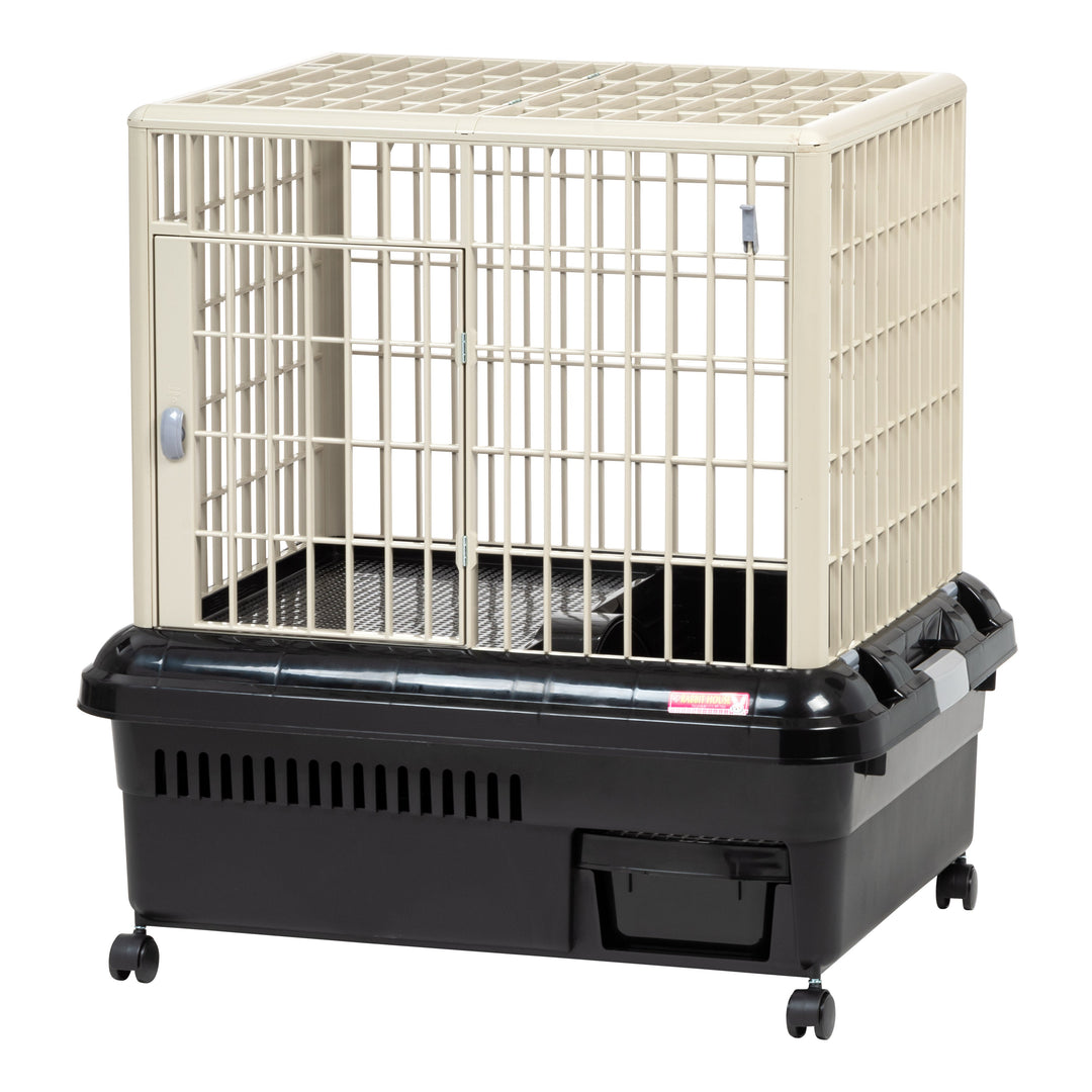 Plastic Rabbit Cage - RP-750, Black/Gray - IRIS USA, Inc.