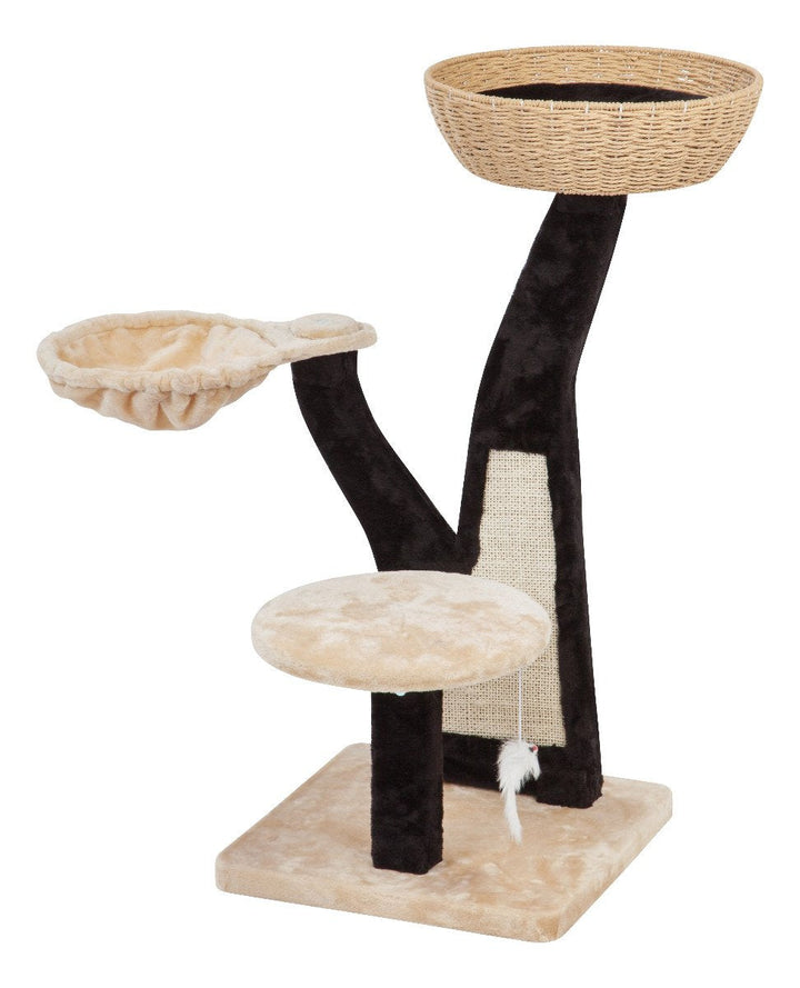 Cat Tree - 3 Tier - image 4#color_beige-black