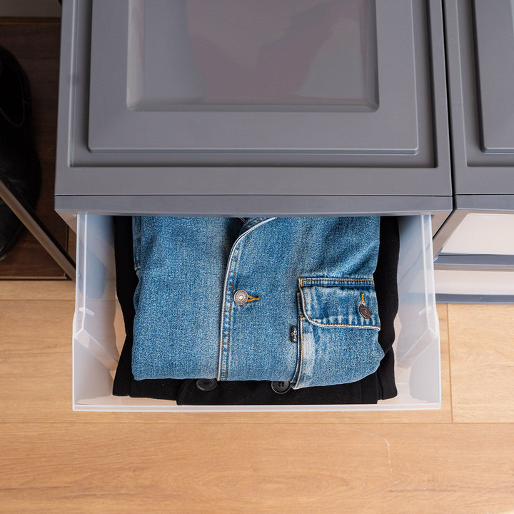 Deep Box Chest Drawer, Gray, 3 Pack - IRIS USA, Inc.