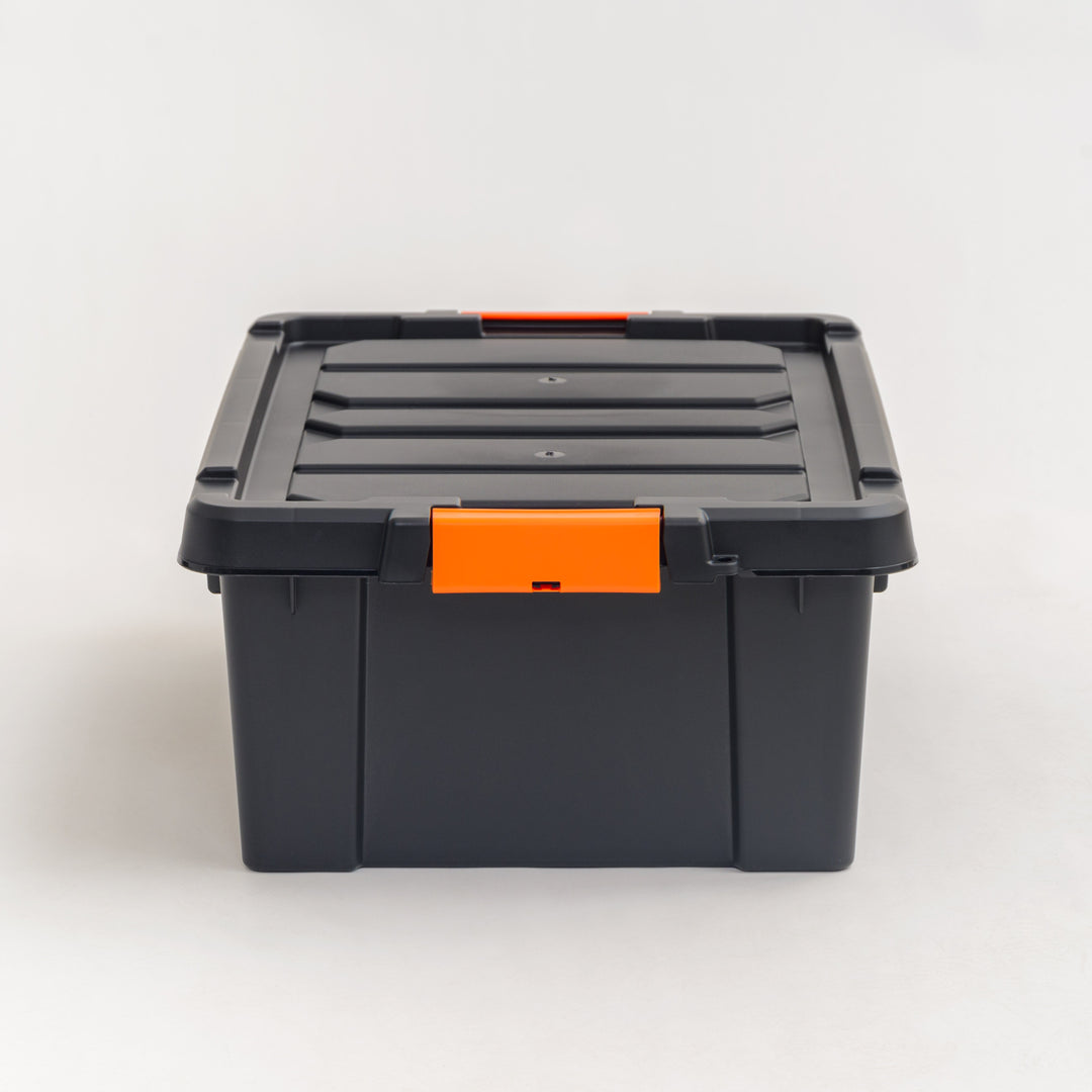 47 Quart Heavy Duty Plastic Storage Box, Black Pack of 4 - IRIS USA, Inc.