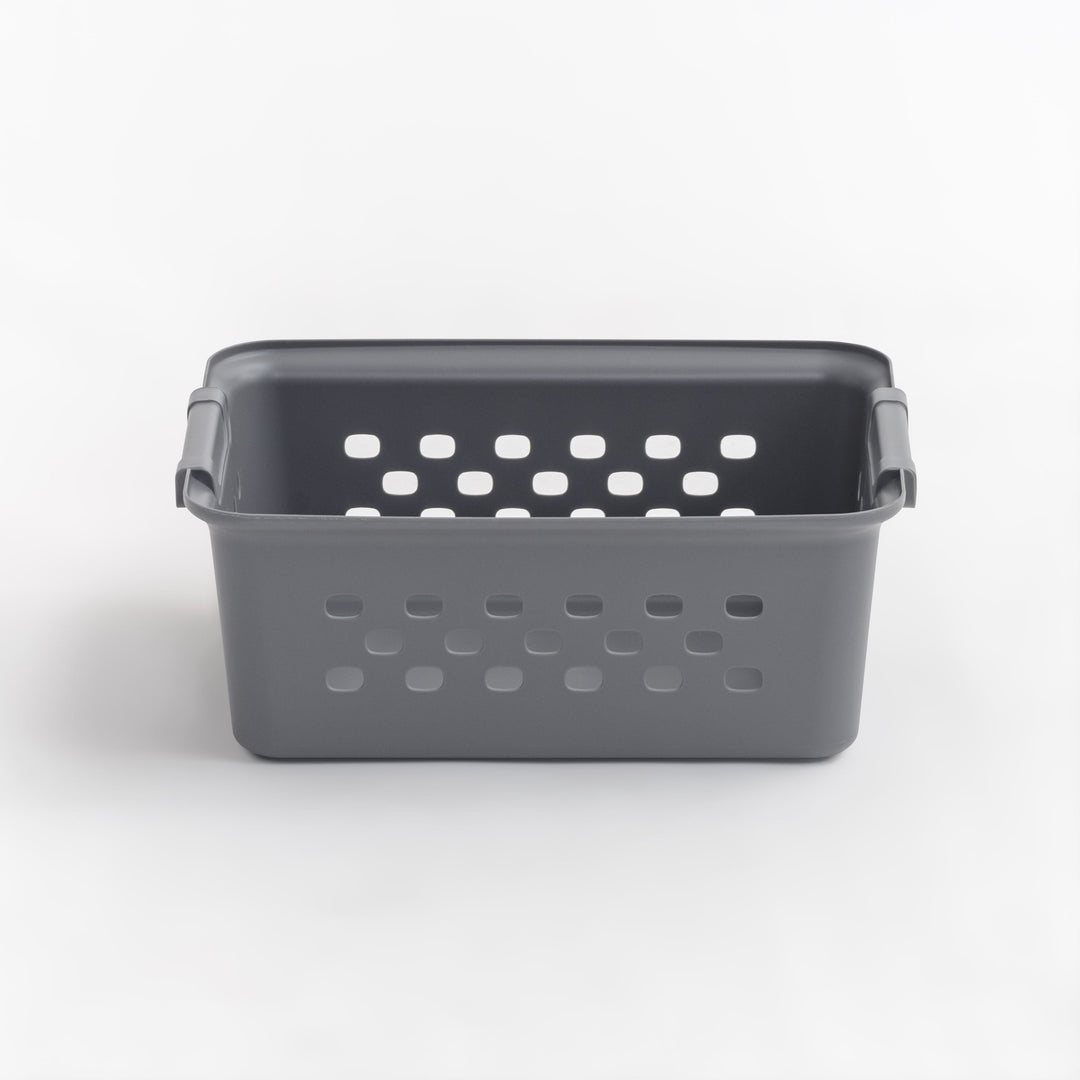 Small Organizer Storage Basket, Gray, Pack of 10 - IRIS USA, Inc.