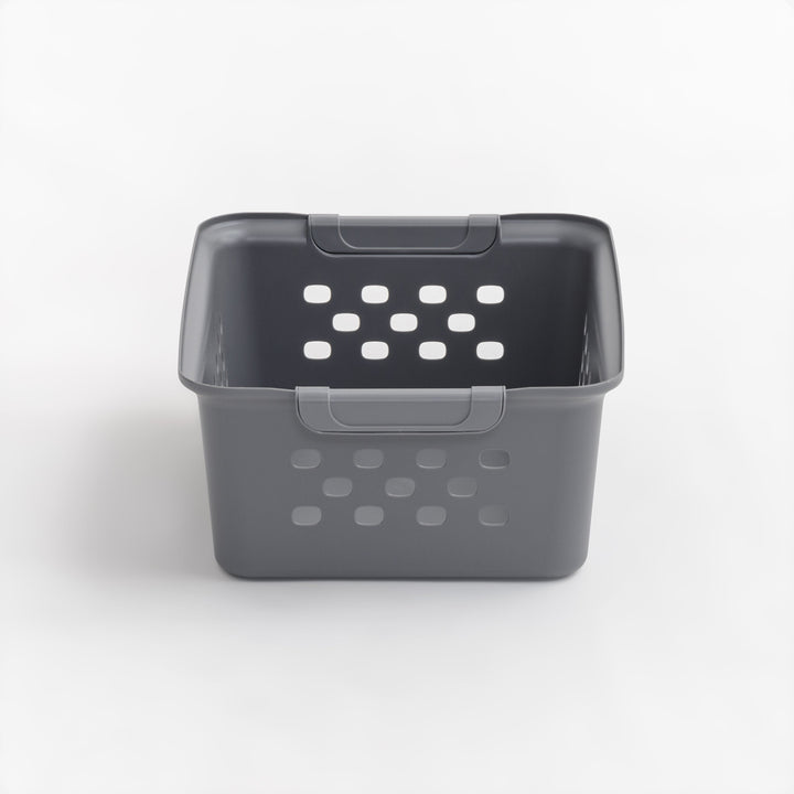 Small Organizer Storage Basket, Gray, Pack of 10 - IRIS USA, Inc.