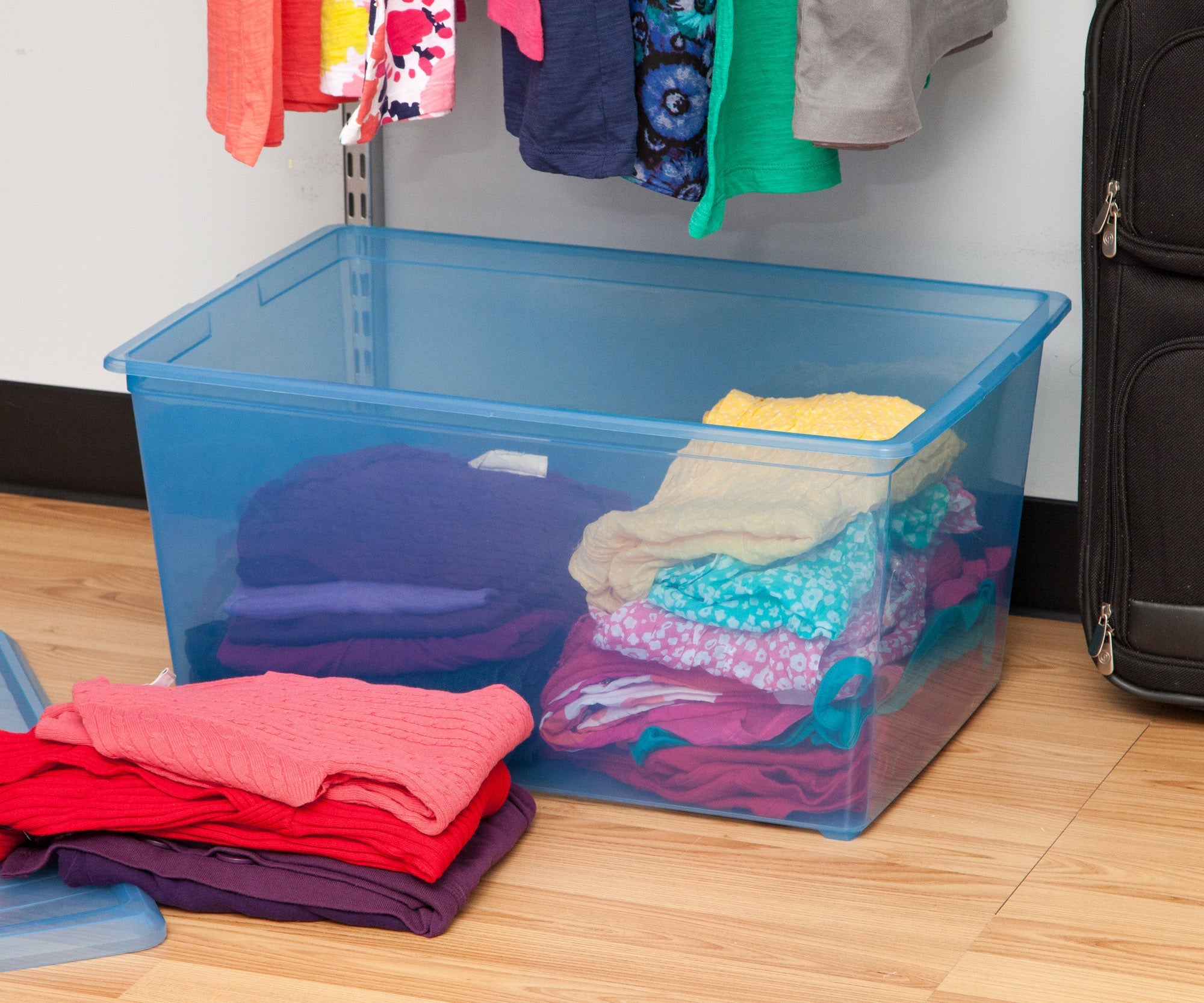 64 Quart Modular Storage Box, 8 Pack, Blue – IRIS USA