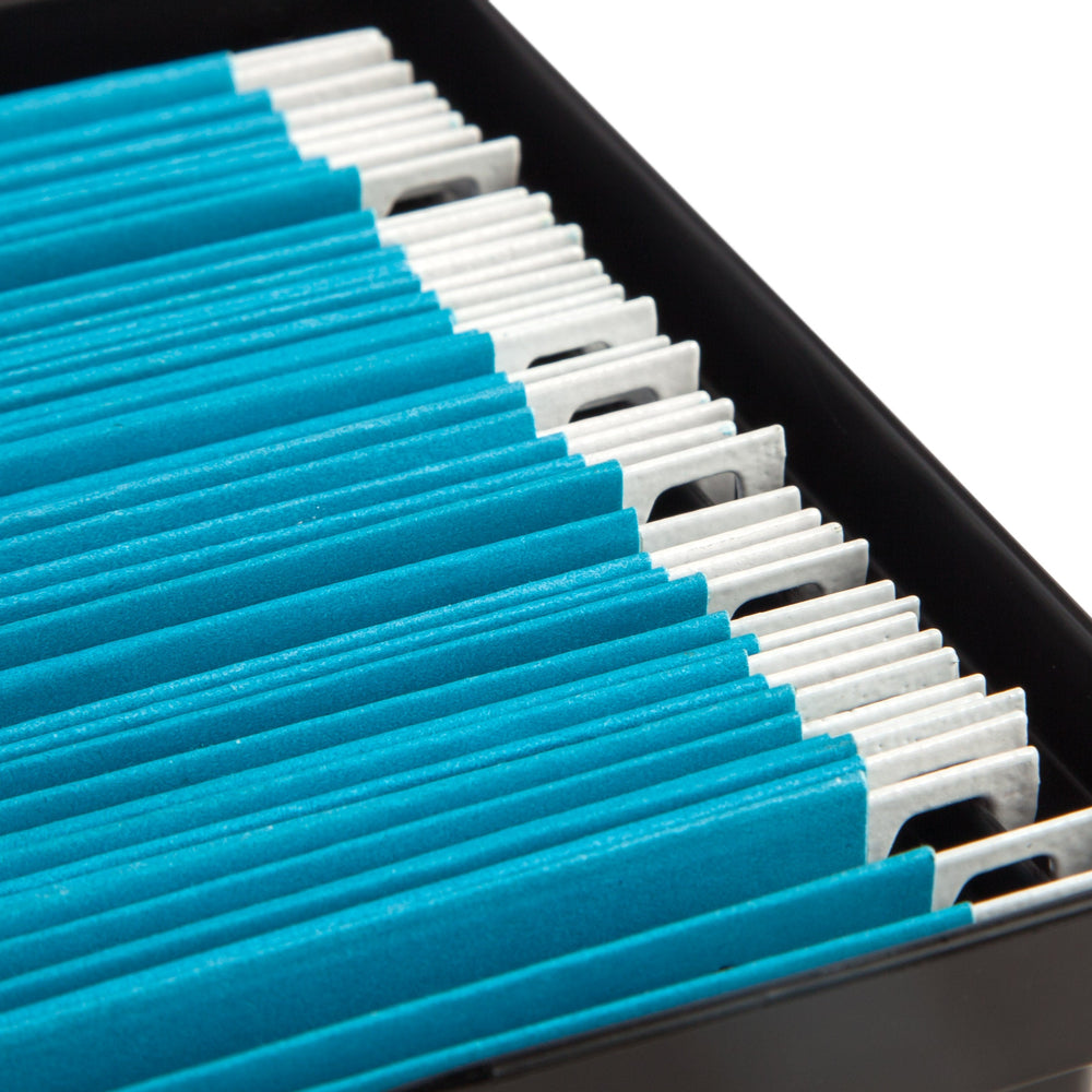 IRIS USA 2021 Edition OTFB-M Open Storage Basket, File Organizer, Medium, Black, 6 Pack - IRIS USA, Inc.