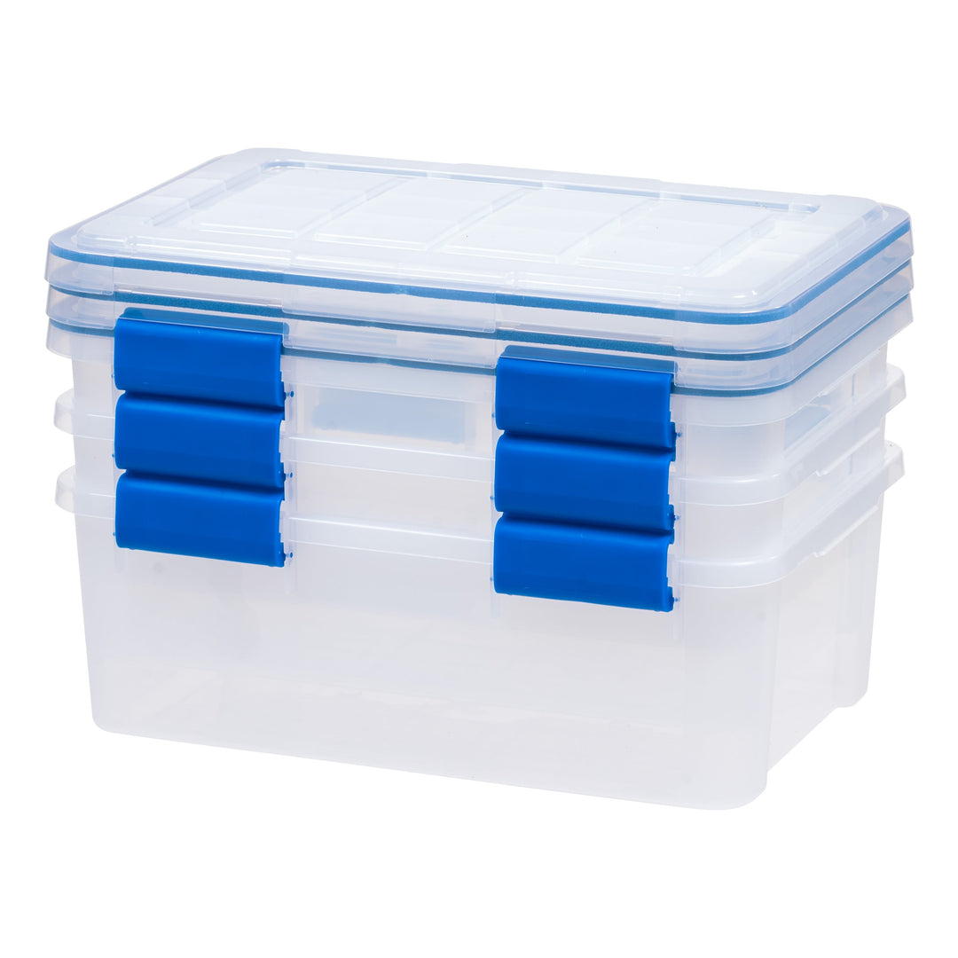 WeatherPro™ Multi-Purpose Storage Box - 16 QT - 3 Pack - IRIS USA, Inc.