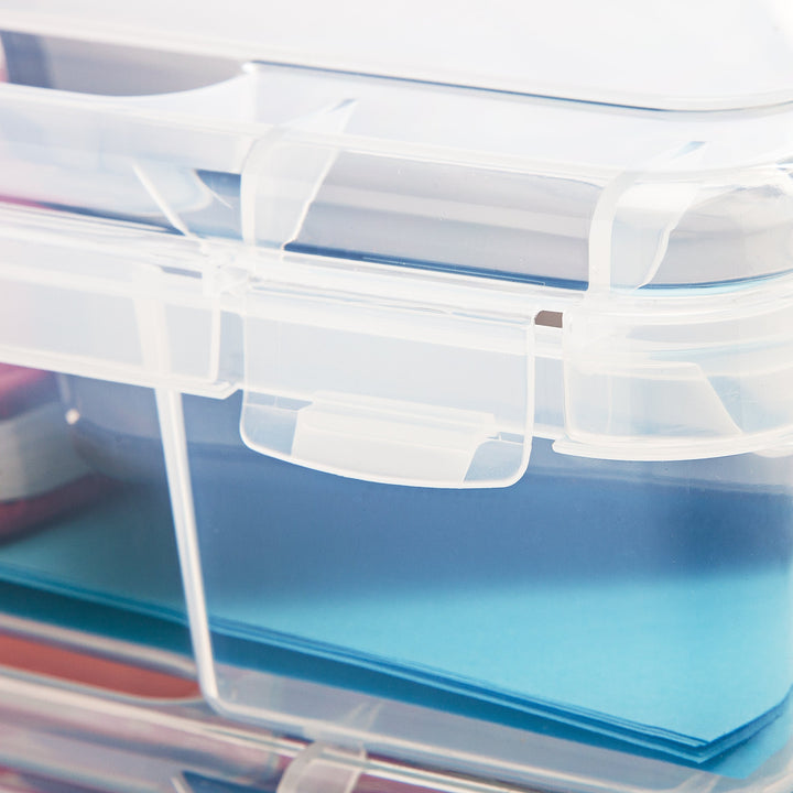 8" x 8" Portable Project Case, 6 Pack, Clear - IRIS USA, Inc.
