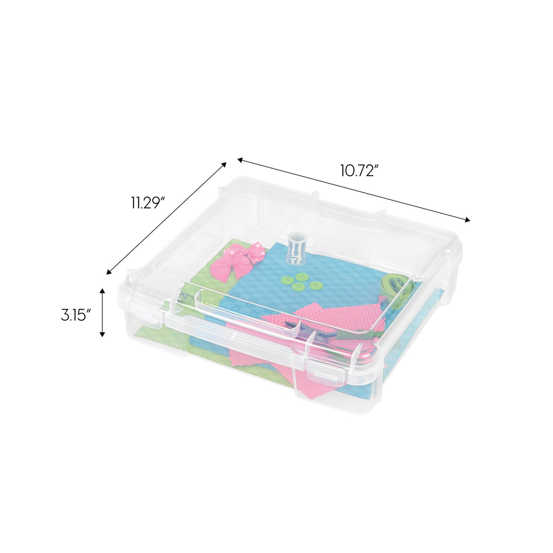 8" x 8" Portable Project Case, 6 Pack, Clear - IRIS USA, Inc.
