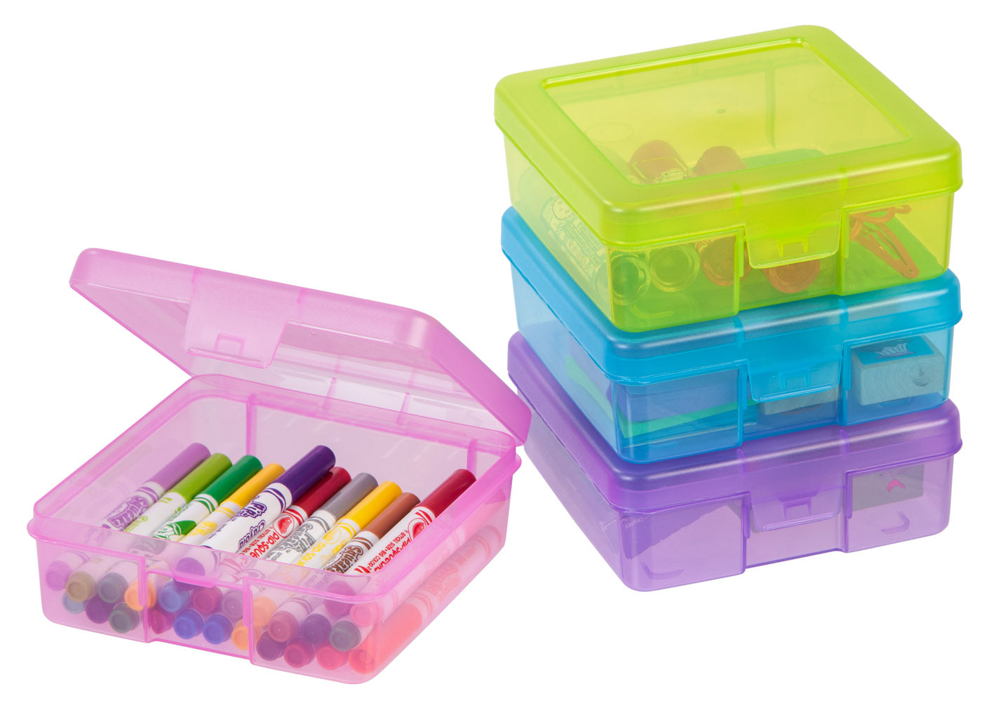 Small Modular Supply Case, 8 Pack, Assorted Colors – IRIS USA