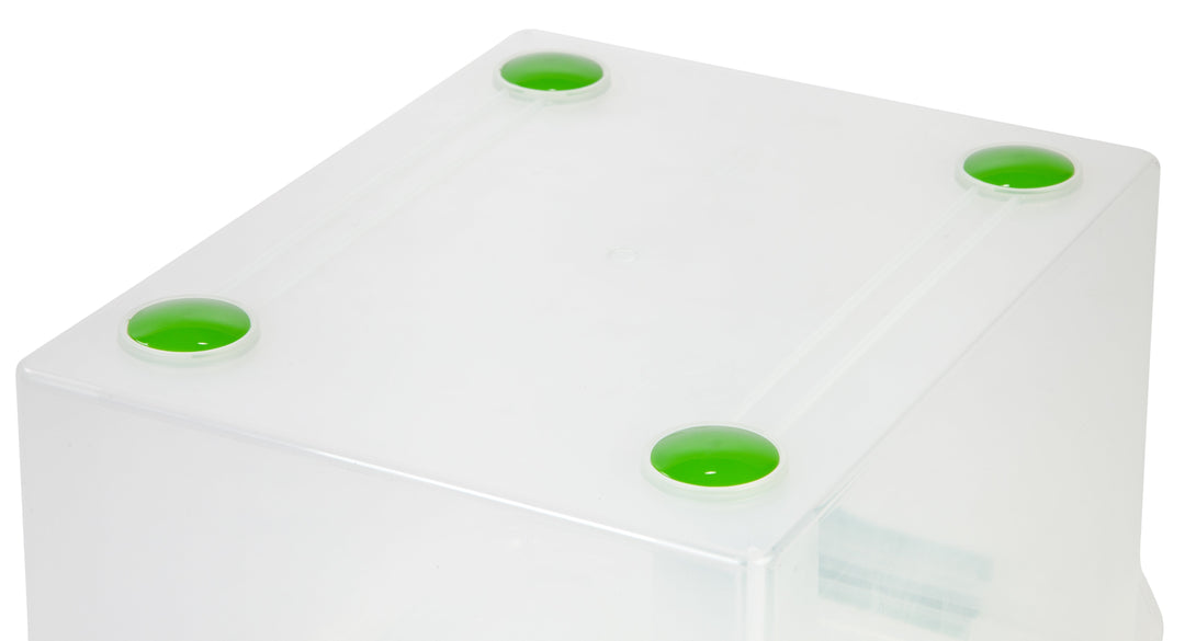 Store and Slide Letter and Legal Size File Box, 4 Pack, Clear - IRIS USA, Inc.