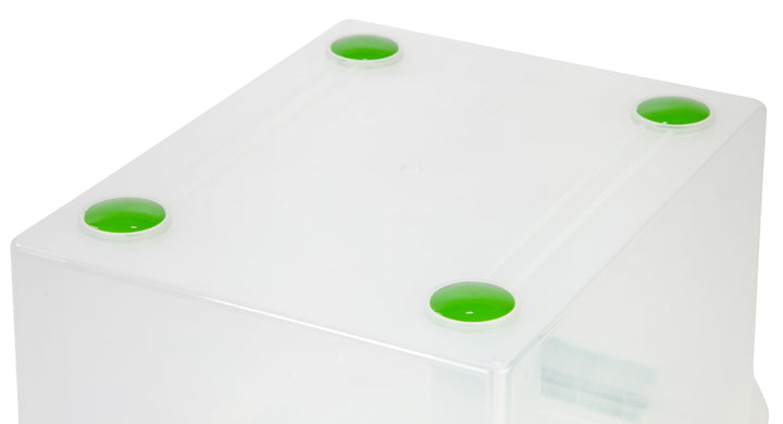 Store and Slide Letter and Legal Size File Box, 4 Pack, Clear - IRIS USA, Inc.