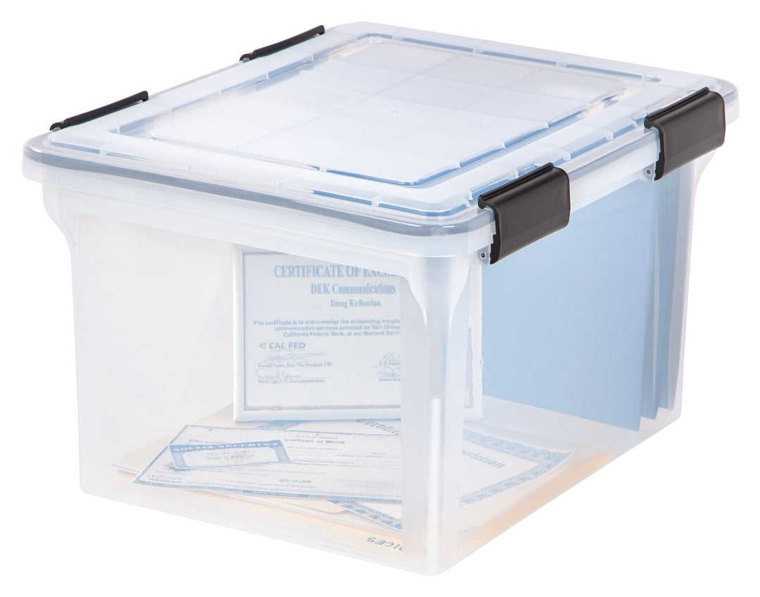 WeatherPro™ Storage Letter Legal File Box - 32 QT - IRIS USA, Inc.