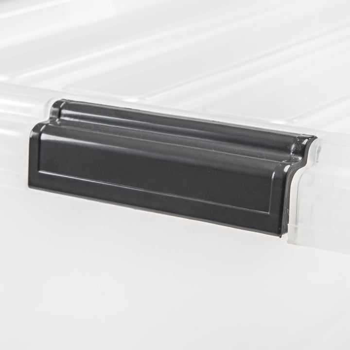 68 Quart Buckle Down Storage Box, 5 Pack, Clear - IRIS USA, Inc.