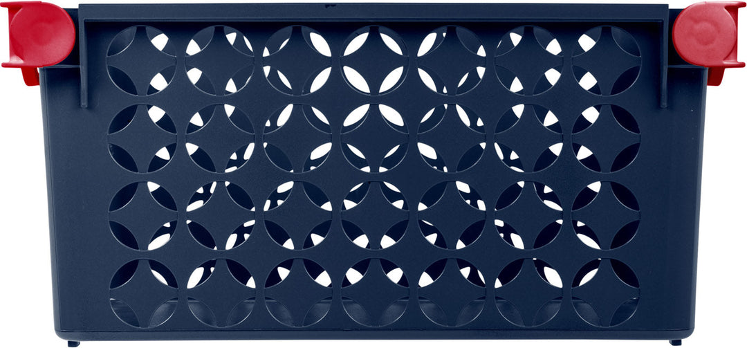 Boy's Large Decorative Basket, 8 Pack, Blue - IRIS USA, Inc.