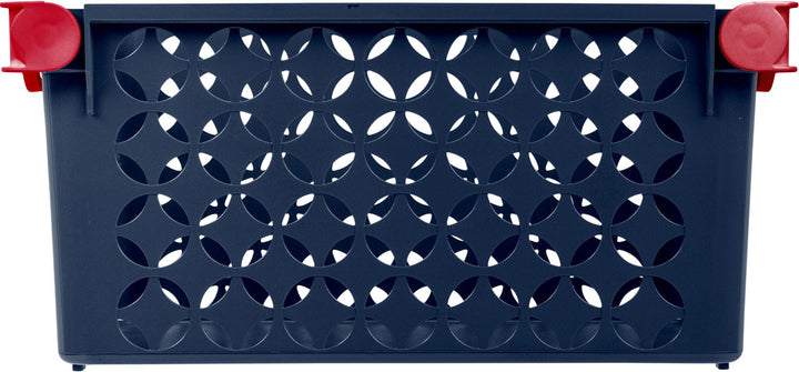 Boy's Large Decorative Basket, 8 Pack, Blue - IRIS USA, Inc.