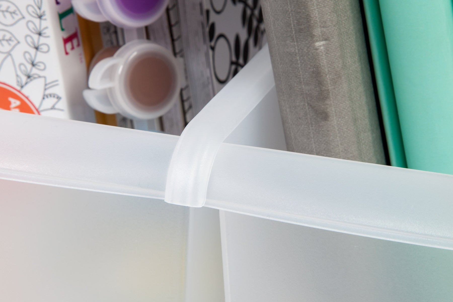 Undersink Bathroom Storage Pictured: Iris Connecting Storage Bins