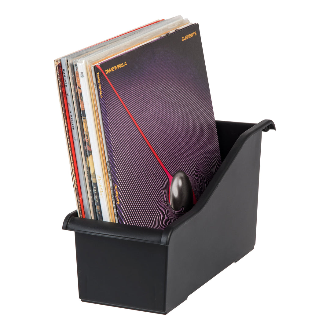 Connecting Book Bin, 8 Pack, Black - IRIS USA, Inc.