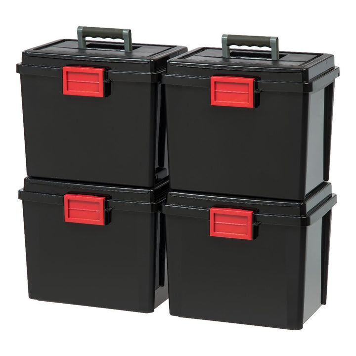 WEATHERTIGHT® Storage Letter File Box - 19 Quart - image 2#color_black-swatch