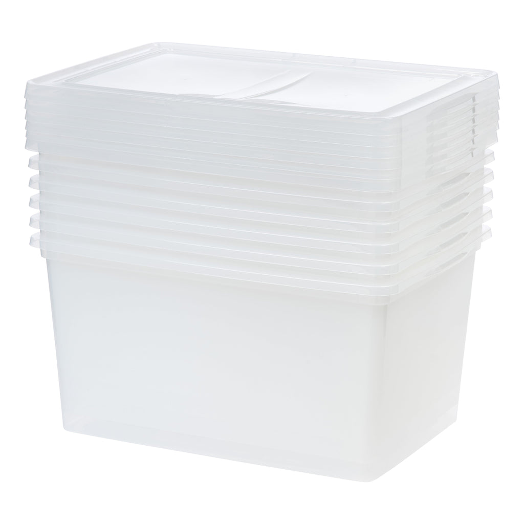IRIS 6Pk 58qt Storage Box Clear
