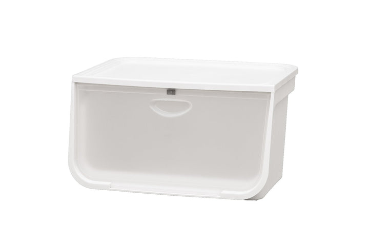 49 Quart Large Flap Box, White and Clear - image 1#color_white