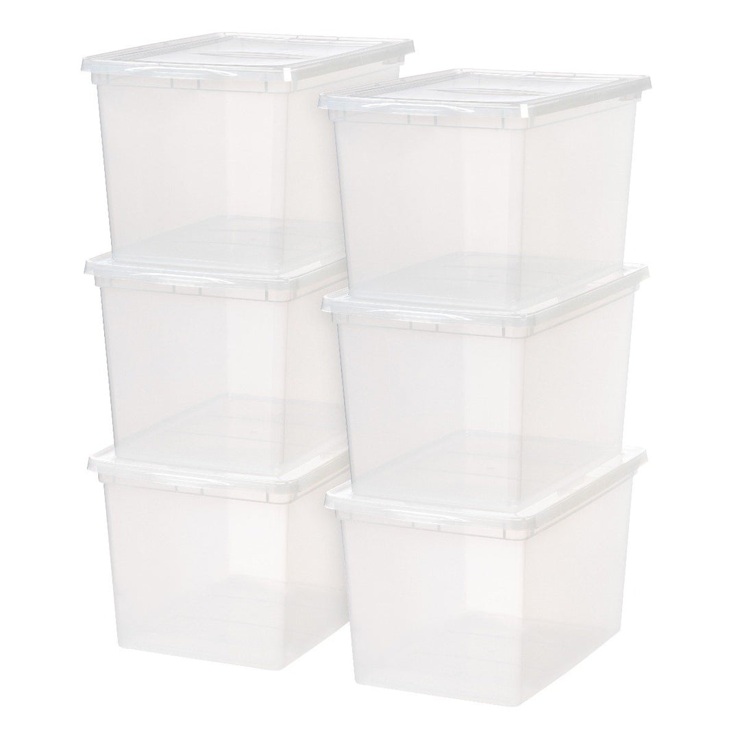 Clear Storage Box 68 QT - image 2#color_clear