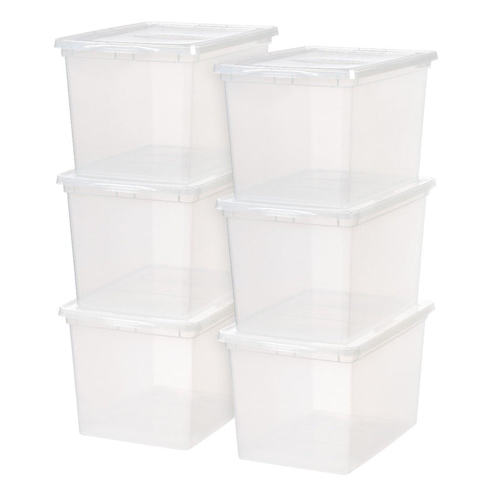 Clear Storage Box 68 QT - image 2#color_clear