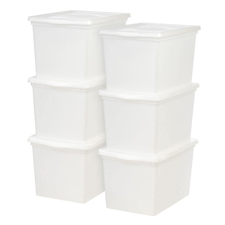 Clear Storage Box - 68 QT - image 1#color_pearl