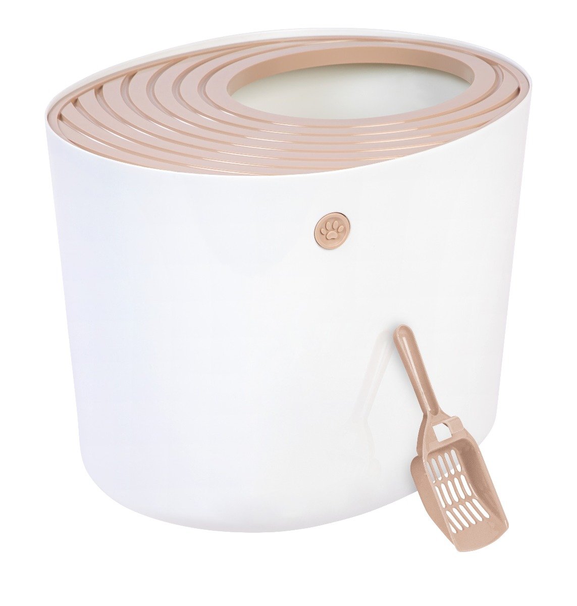 IRIS USA Top Entry Cat Litter Pan, Large