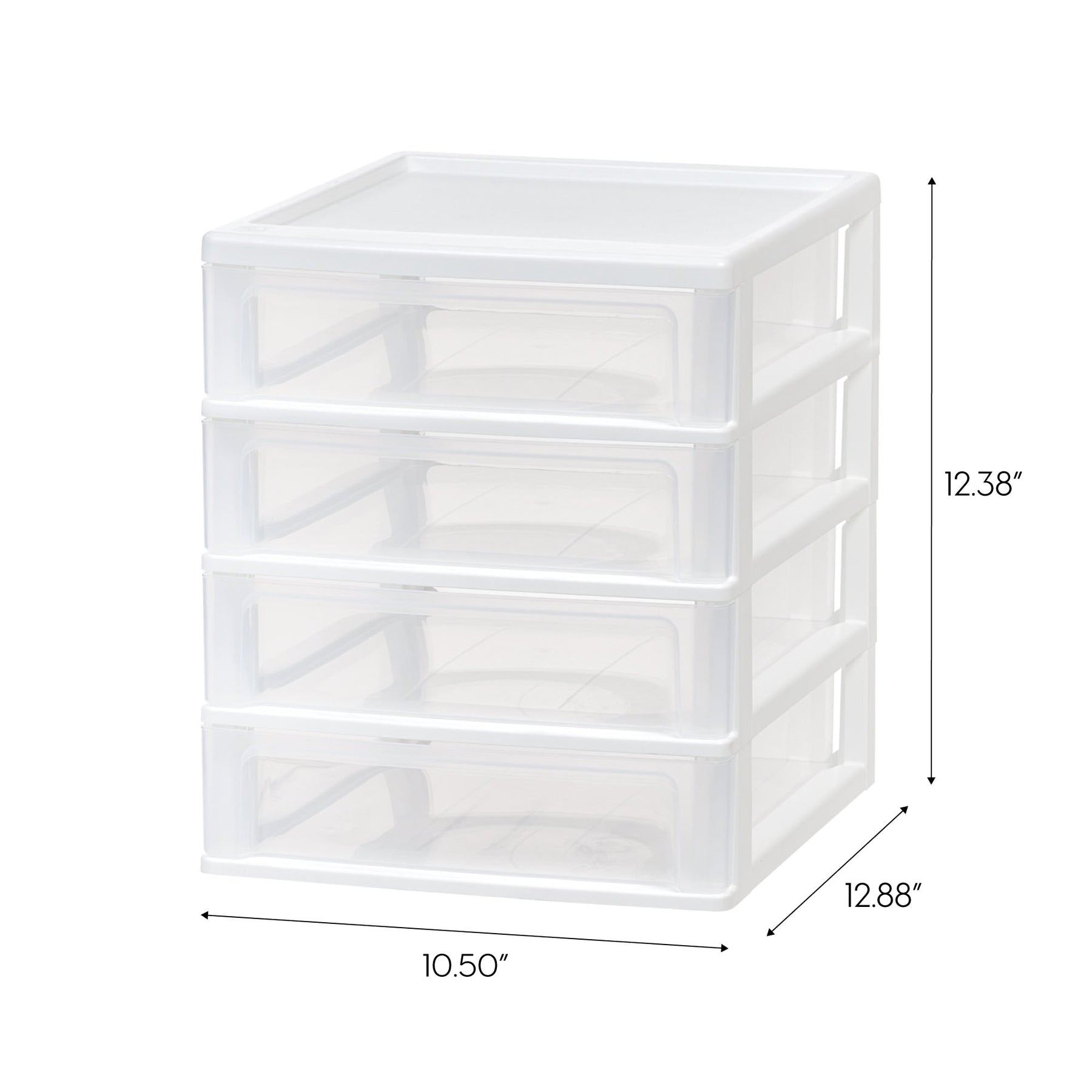 5 Drawer Desktop Storage Bin - White